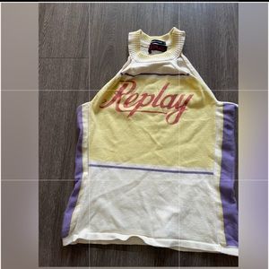 Vintage Replay tank top xs